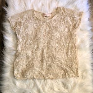 Stitch & Knot ivory top